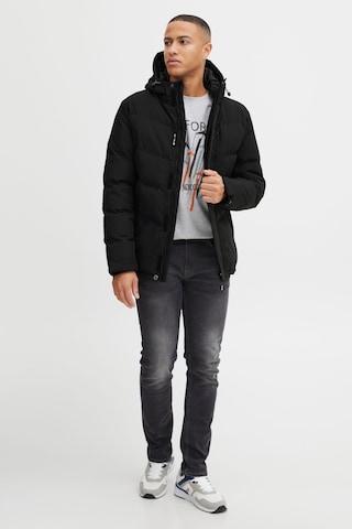 INDICODE JEANS Winter Jacket in Black