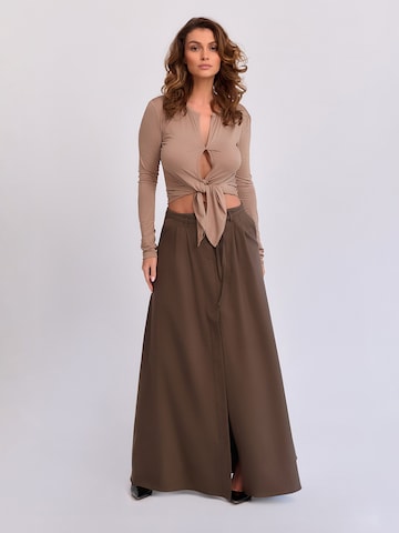 mandragora Bluse 'Parfo'‌‌‌‌‌‌‌‌‌ in Braun