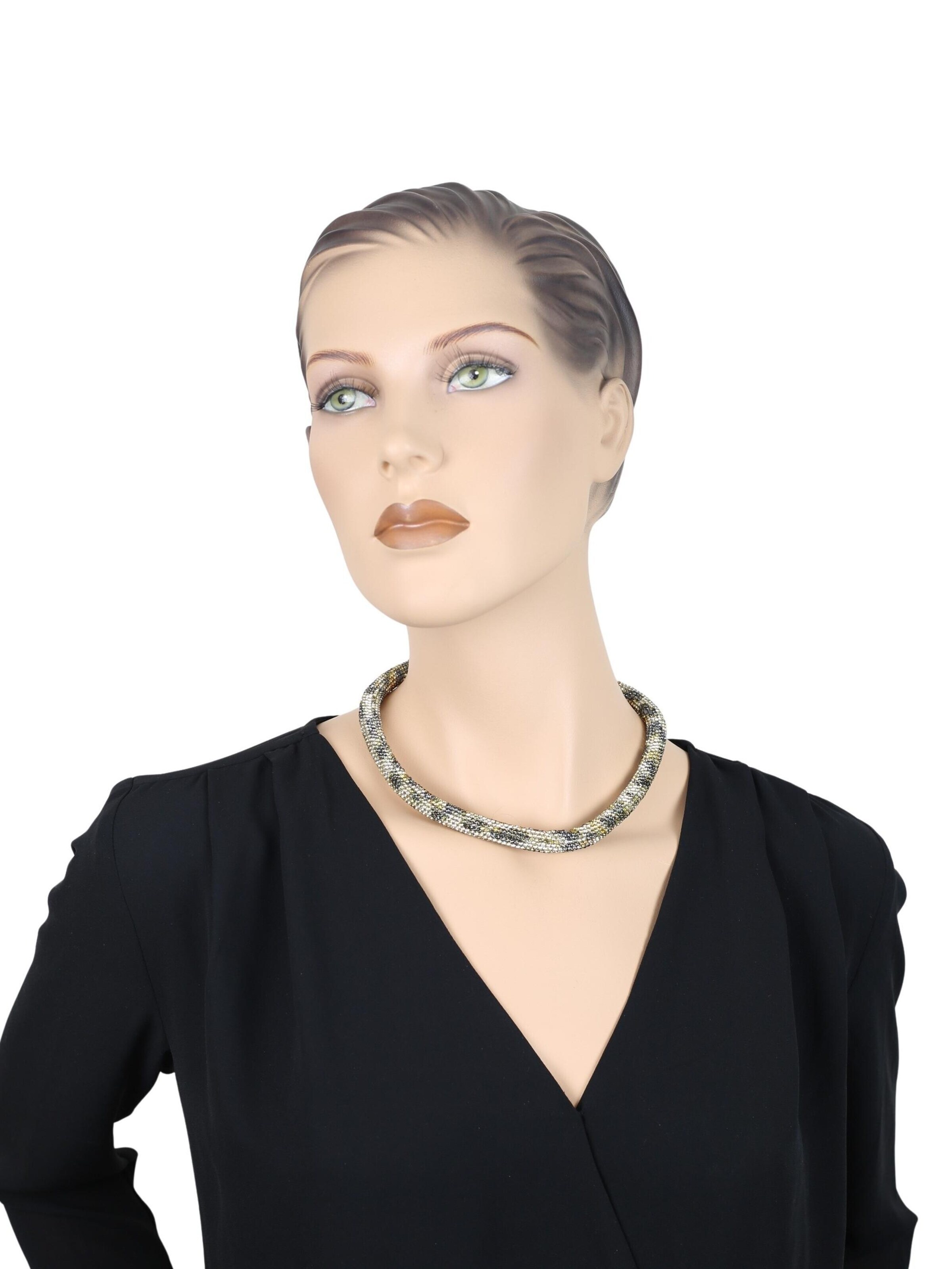 COLLEZIONE ALESSANDRO Necklace 'WildGlow' in Gold: front