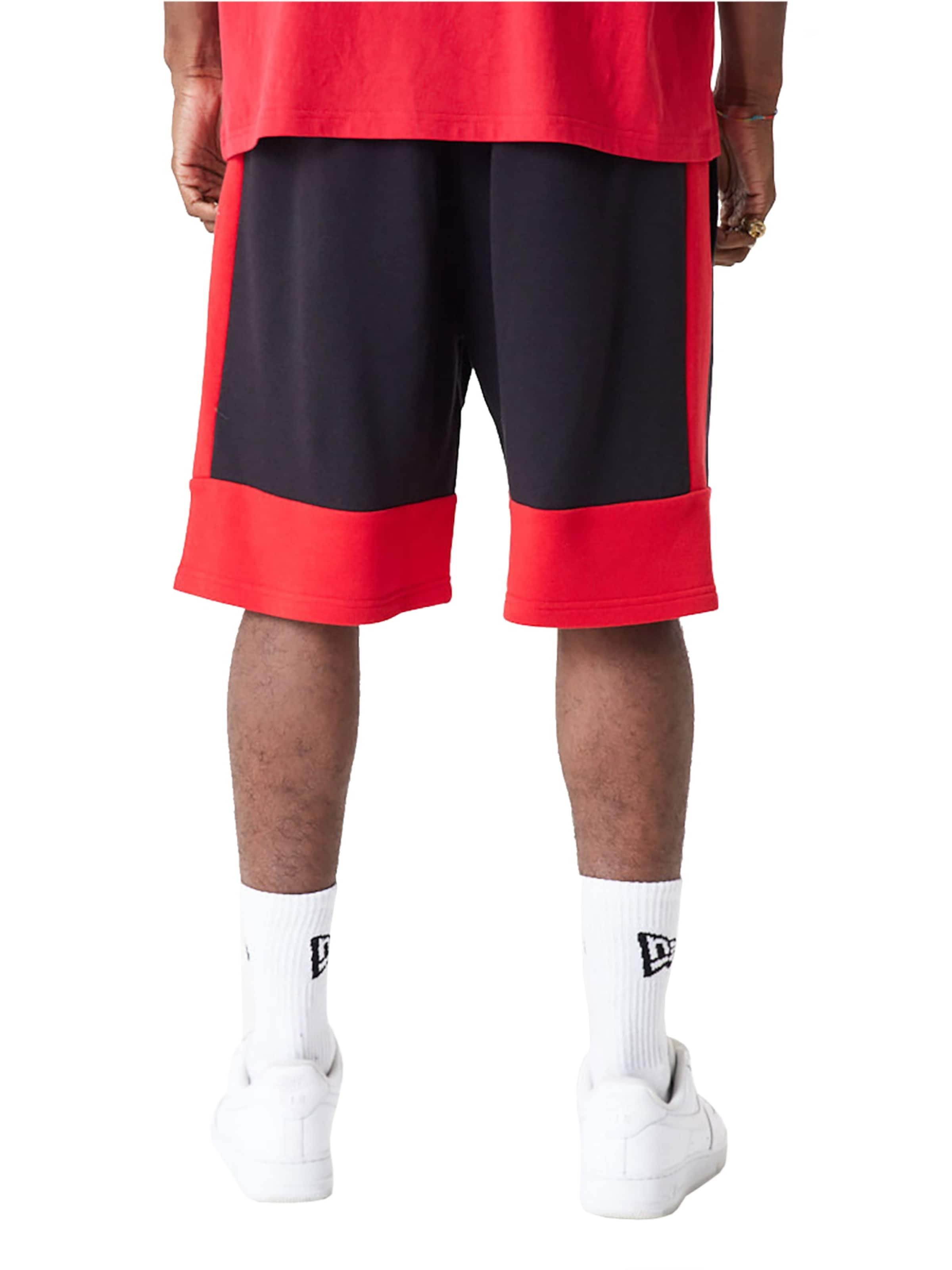 NEW ERA Regular Workout Pants 'NBA' in Red
