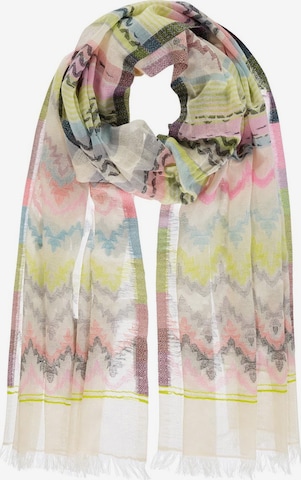 Passigatti Wrap 'Schal Jaquard gemustert' in Pink: front