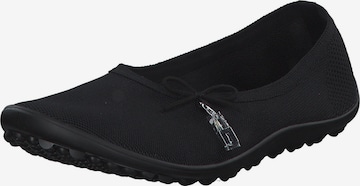 Leguano Ballet Flats 'Lady' in Black: front