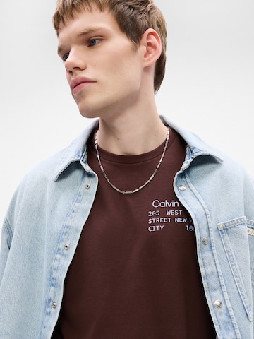 Maglietta '30S' di Calvin Klein Jeans in marrone