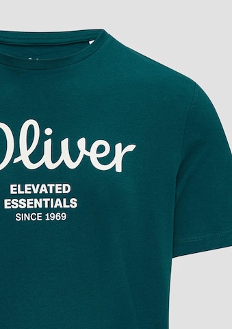 T-Shirt s.Oliver en vert