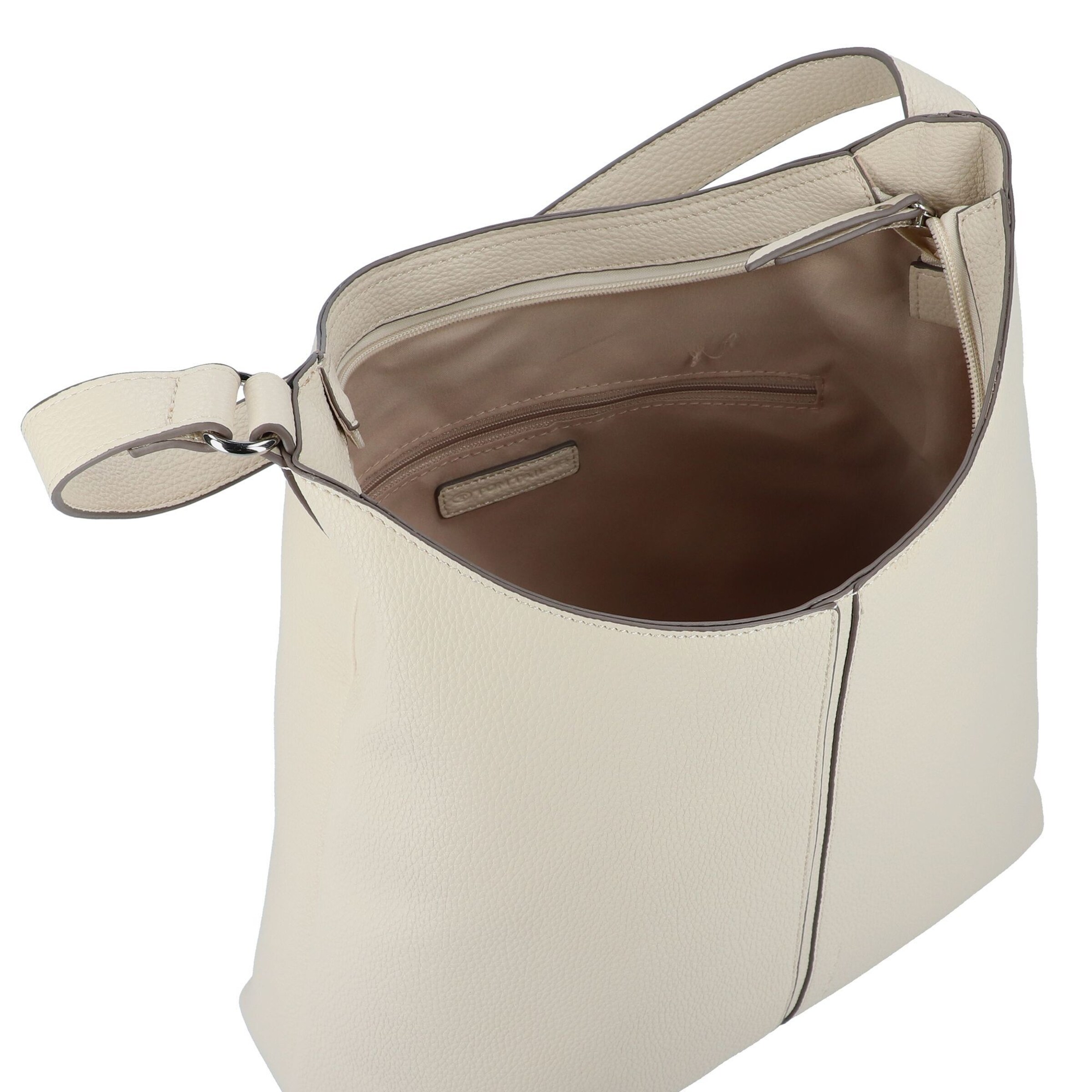TOM TAILOR Schultertasche 'Jema' in Beige