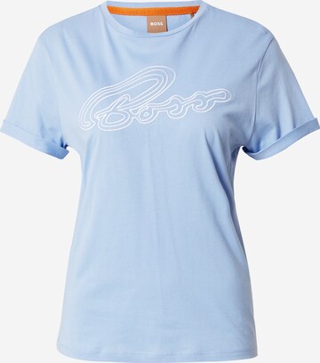 BOSS T-shirt 'Esummer' i blå: framsida