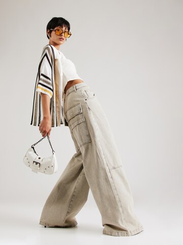 TOPSHOP Strickjacke in Weiß