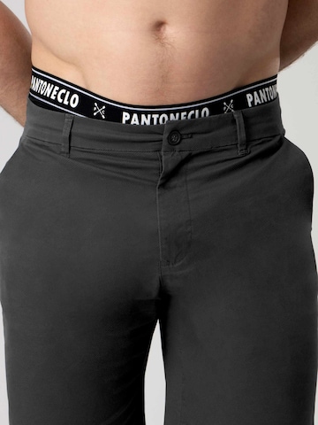 PANTONECLO Slimfit Chino 'Pantoneclo Men’s Chino Shorts' in Grijs