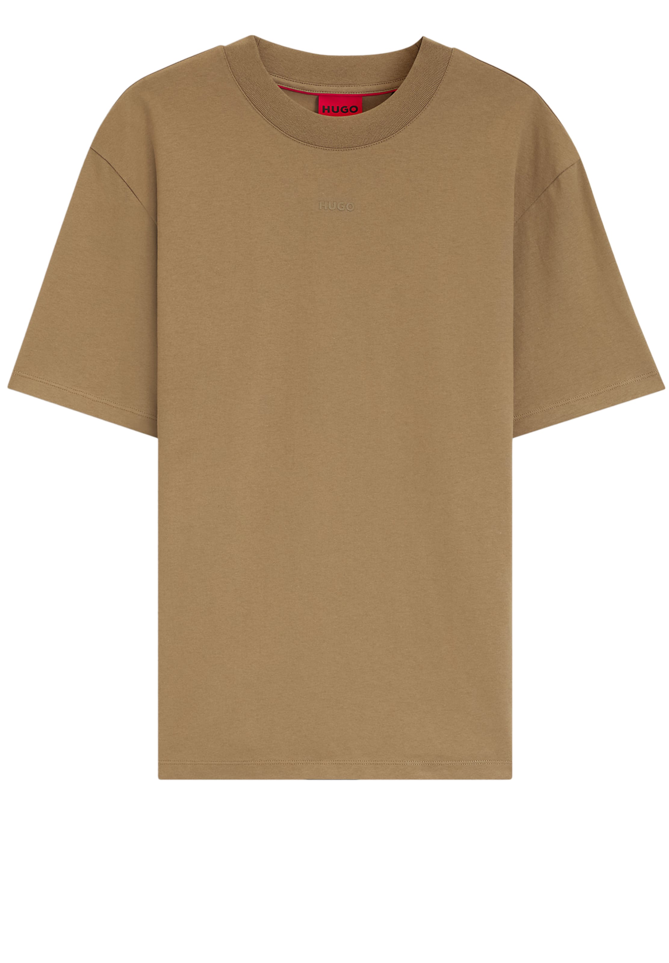 HUGO T-Shirt ' Dapolino ' in Braun: Vorderseite