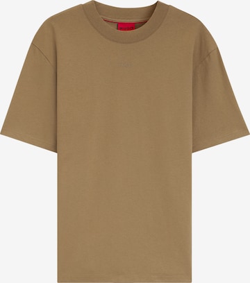 HUGO T-Shirt 'Dapolino' in Braun: Vorderseite