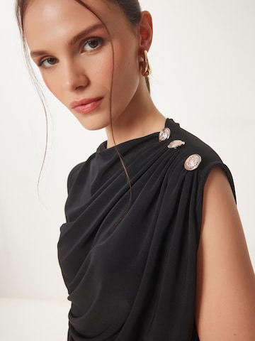 Happiness İstanbul Blúz - fekete