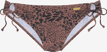 LASCANA Bikini Bottoms in Brown: front