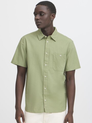 BLEND - Ajuste regular Camisa ' BHBAY LINEN ' en verde