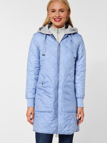 STREET ONE Between-Seasons Coat in Blue