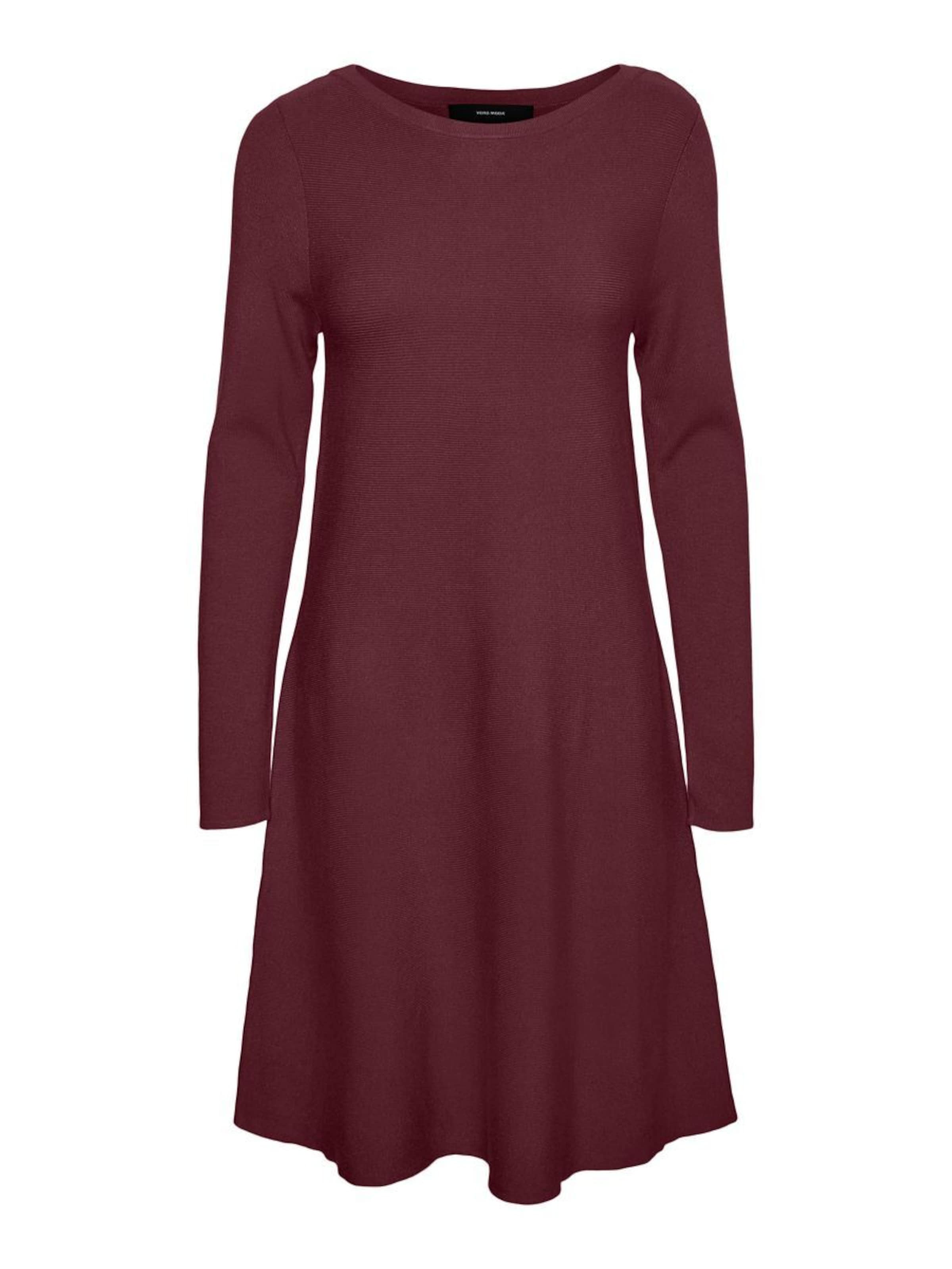 Vero Moda Curve Gebreide jurk 'NANCY' in Rood: voorkant