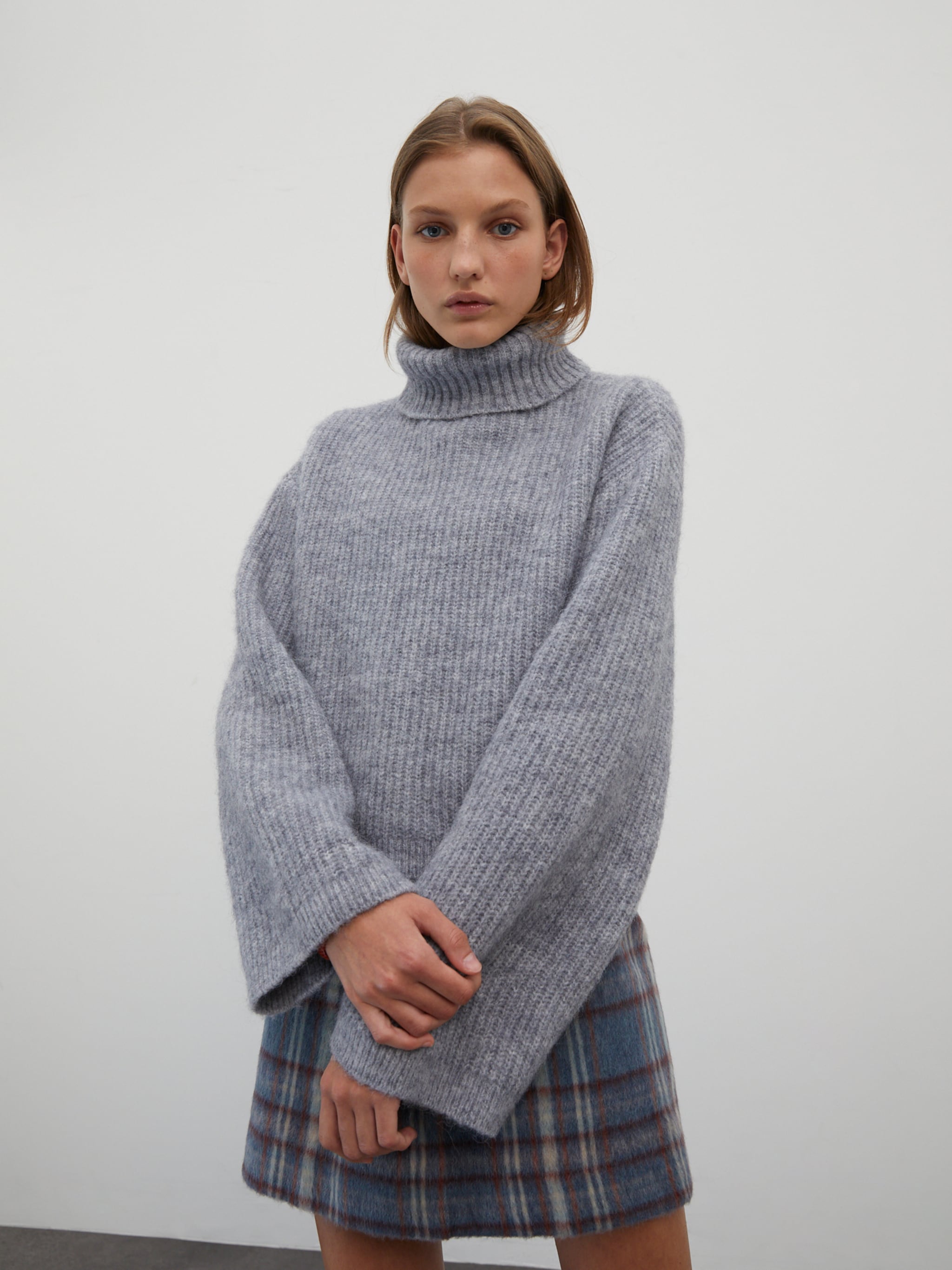 EDITED Produkte Pullover 'Annabelle' graumeliert