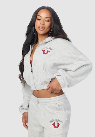 Veste de survêtement 'Applique' True Religion en gris