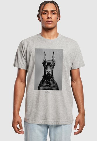 Mister Tee Shirt 'Dawg' in Grijs: voorkant