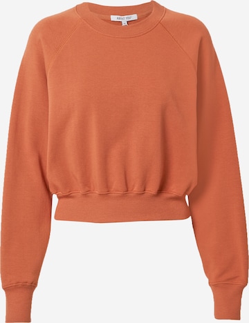 ABOUT YOU Sweatshirt 'Marin' in Bruin: voorkant