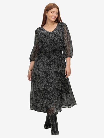 SHEEGO Abendkleid in Schwarz: predná strana