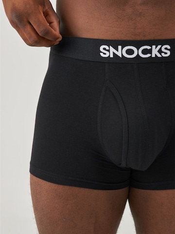 SNOCKS Boxershorts in Schwarz