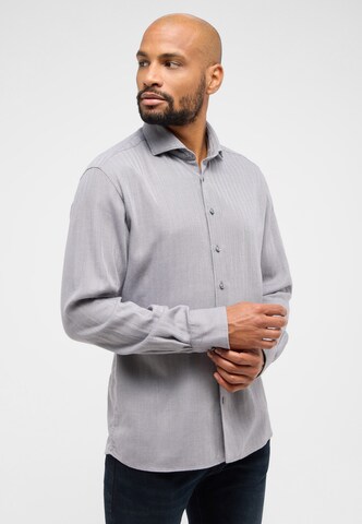 ETERNA Regular Fit Businesshemd in Grau: Vorderseite