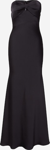 Robe de soirée mascara en noir : devant
