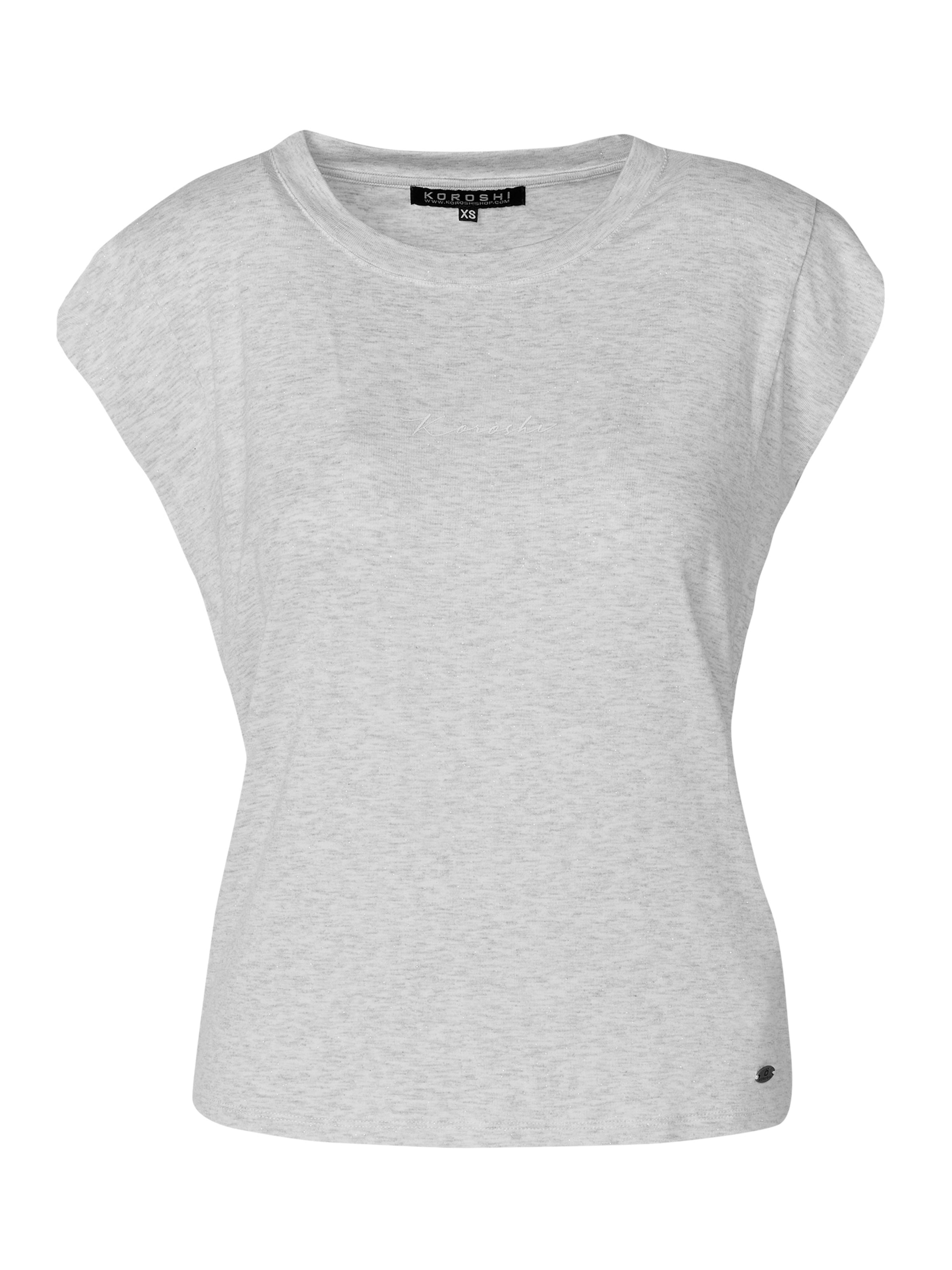 T-shirt KOROSHI en blanc : devant