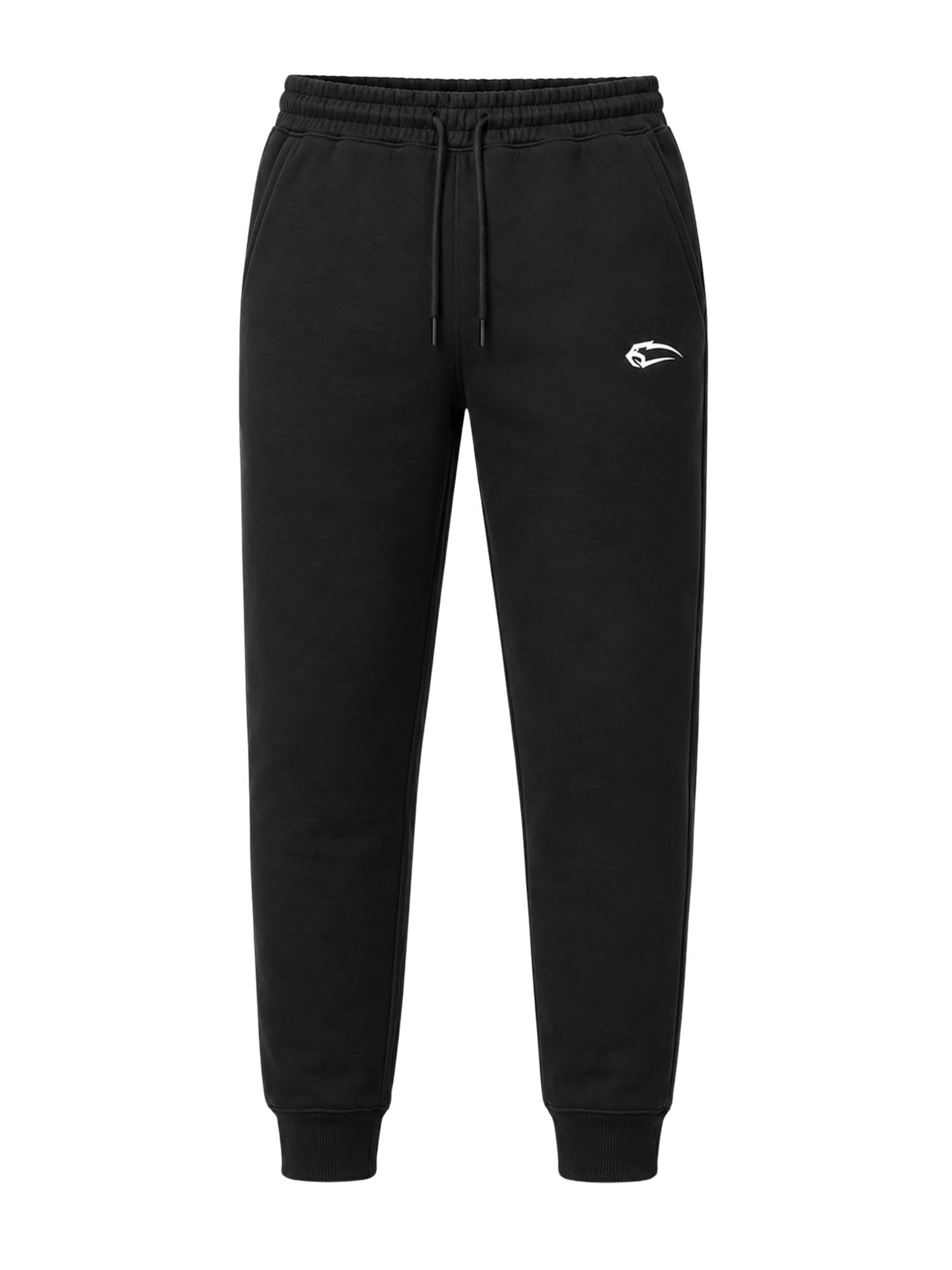 Regular Pantalon ' Tammo ' Smilodox en noir : devant