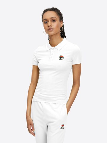 FILA Shirt 'LEUBEN' in Wit: voorkant