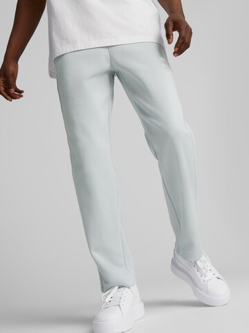 Regular Pantalon 'T7' PUMA en gris : devant