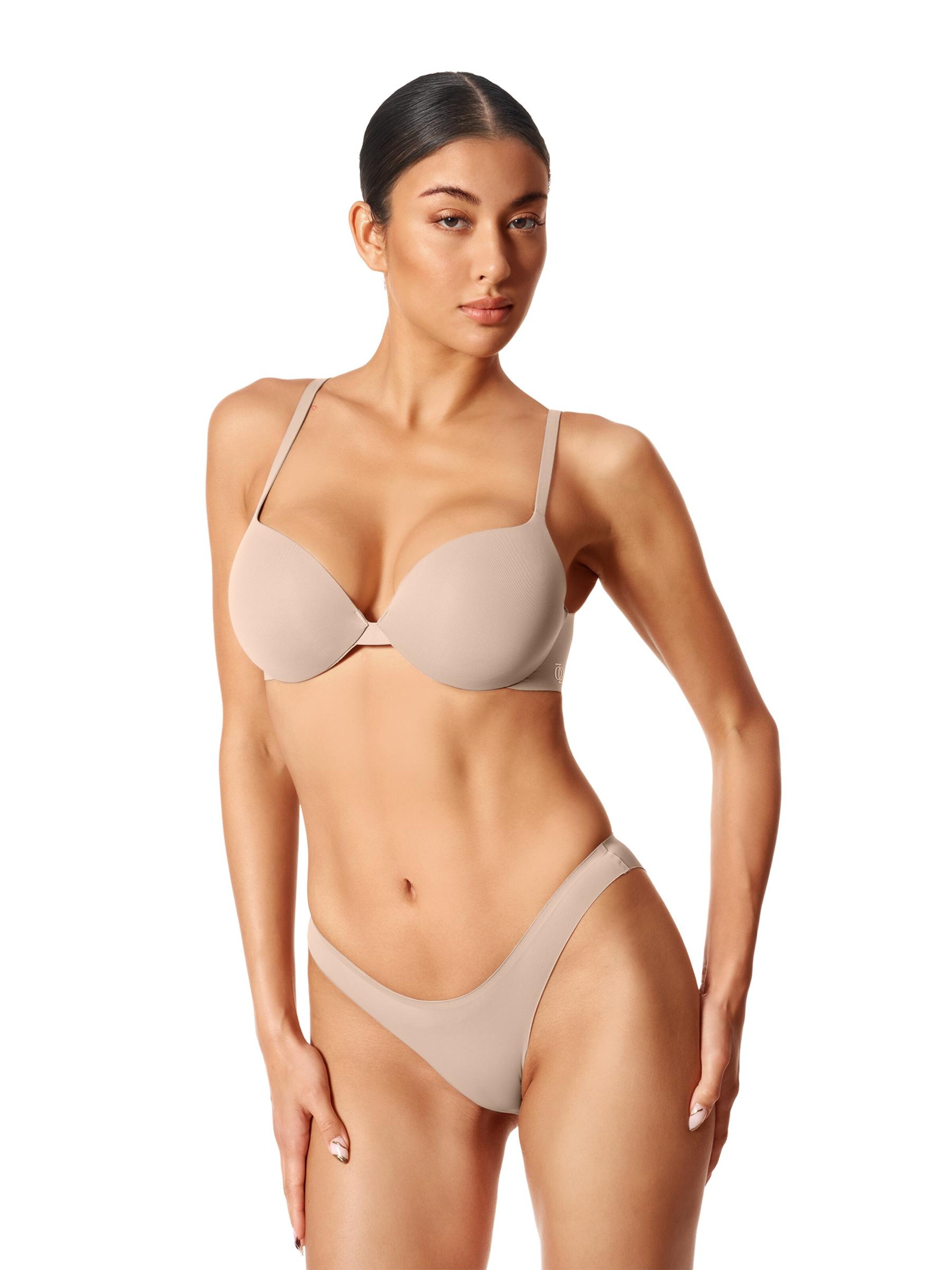 GOD SAVE QUEENS Push-up Bra 'Second Skin Ultimate Push-Up Bra' in Beige