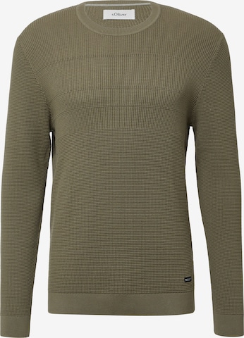 s.Oliver Свитер в Зеленый: спереди