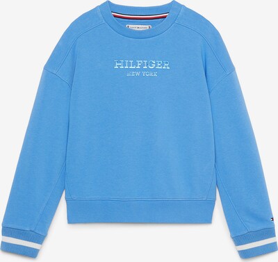 TOMMY HILFIGER Sweatshirt in azur / weiß, Produktansicht
