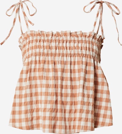 Daahls by Emma Roberts exclusively for ABOUT YOU Blouse 'Arianna' in Brown / natural white, Item view