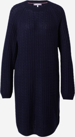 TOMMY HILFIGER Knitted dress in Blue: front