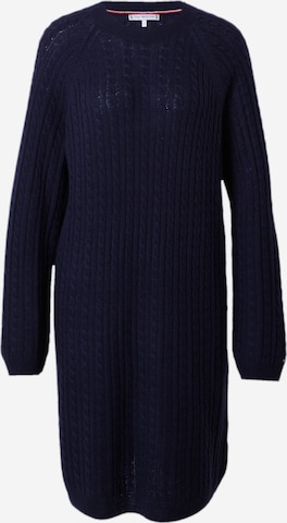 TOMMY HILFIGER Knitted dress in Blue: front