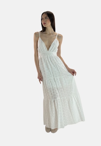 Elara Kjole i hvid: forside