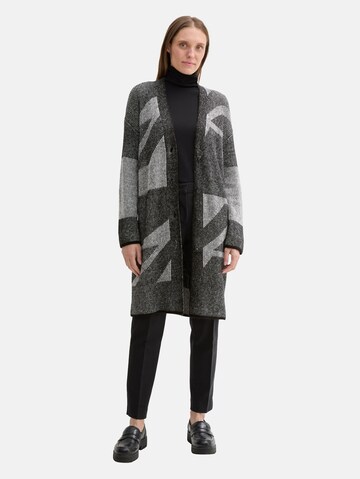 TOM TAILOR Strickjacke in Grau