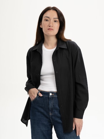 MELA Blouse 'Naitee' in Zwart: voorkant