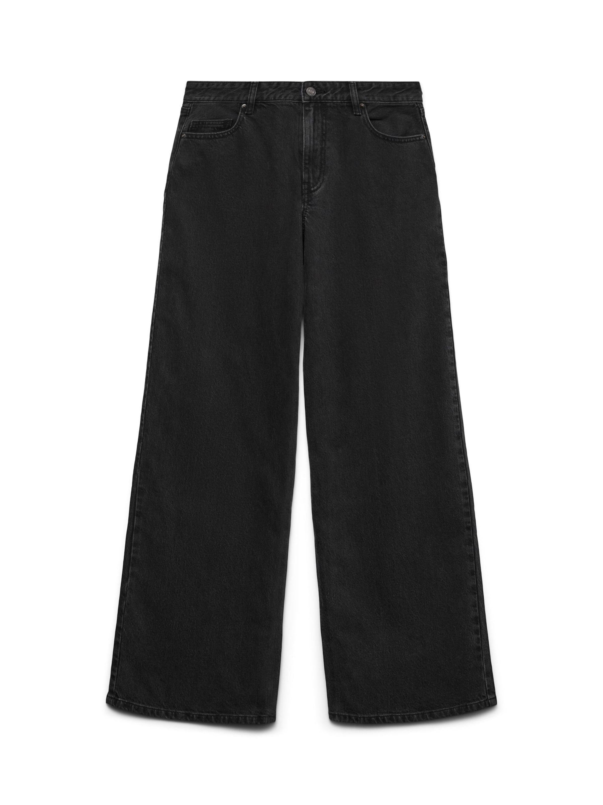 VERO MODA - regular Vaquero 'VMFaye' en negro: frente