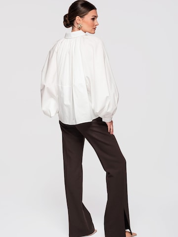 Ombre Bluse‌‌‌‌‌‌ in Weiß