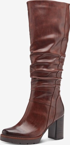 Bottes MARCO TOZZI en marron : devant