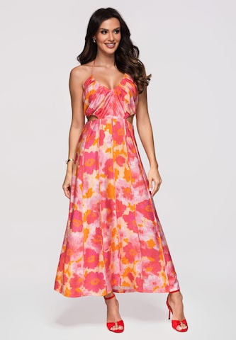 Ombre Kleid in Pink: Vorderseite