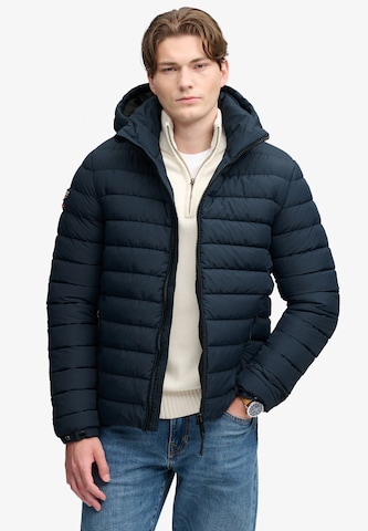 Superdry & Co Kurtka przejściowa w kolorze niebieski: przód