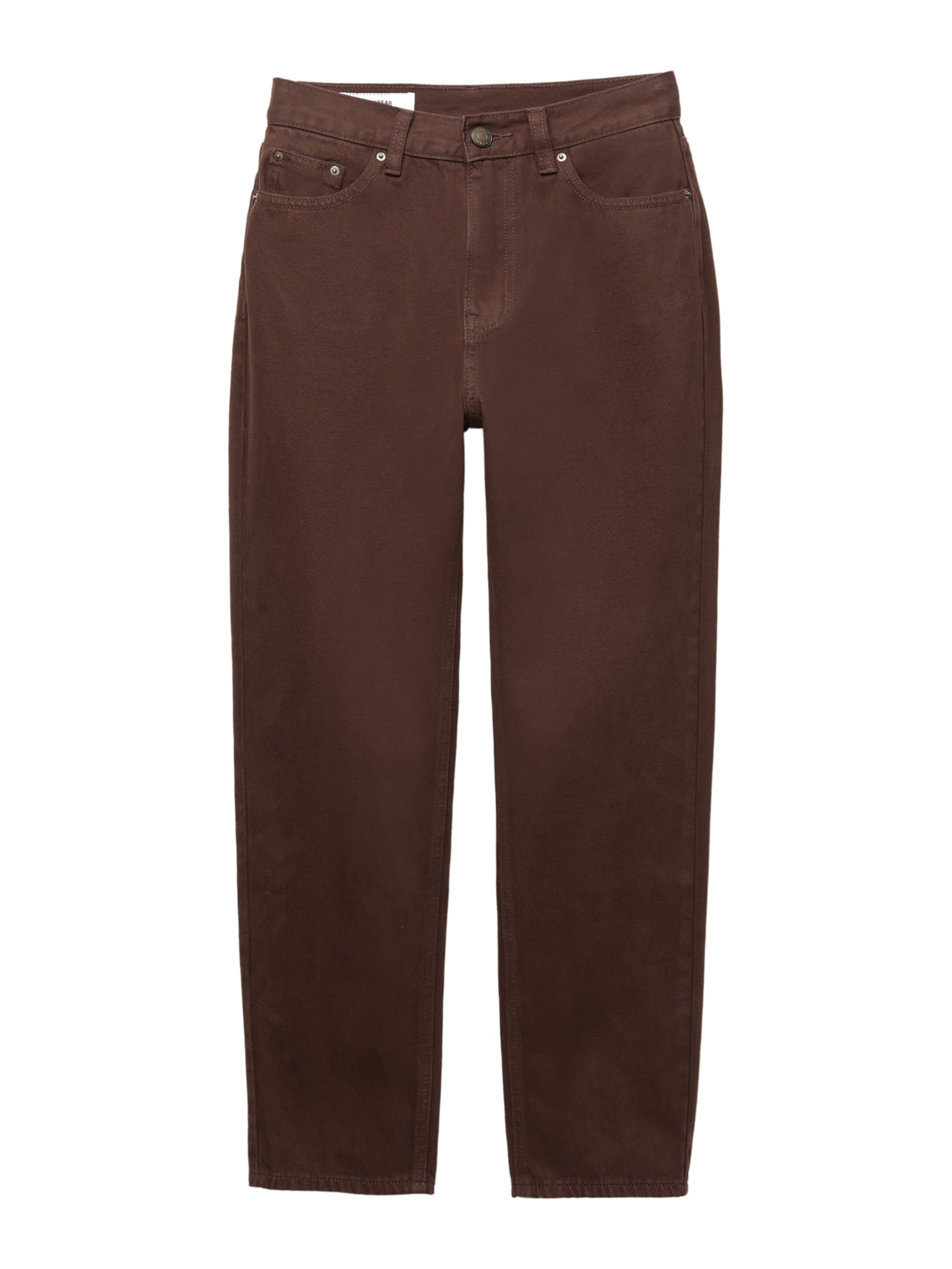 Pull&Bear Tapered Farkut värissä ruskea: etupuoli