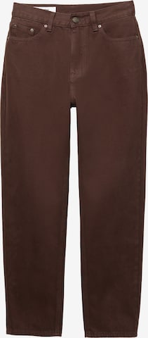 Pull&Bear Tapered Jeans i brun: framsida
