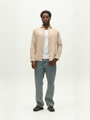 GABBA Comfort Fit Shirt ' sven ' in Beige