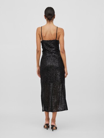 VILA - Vestido de gala 'Poodle' en negro