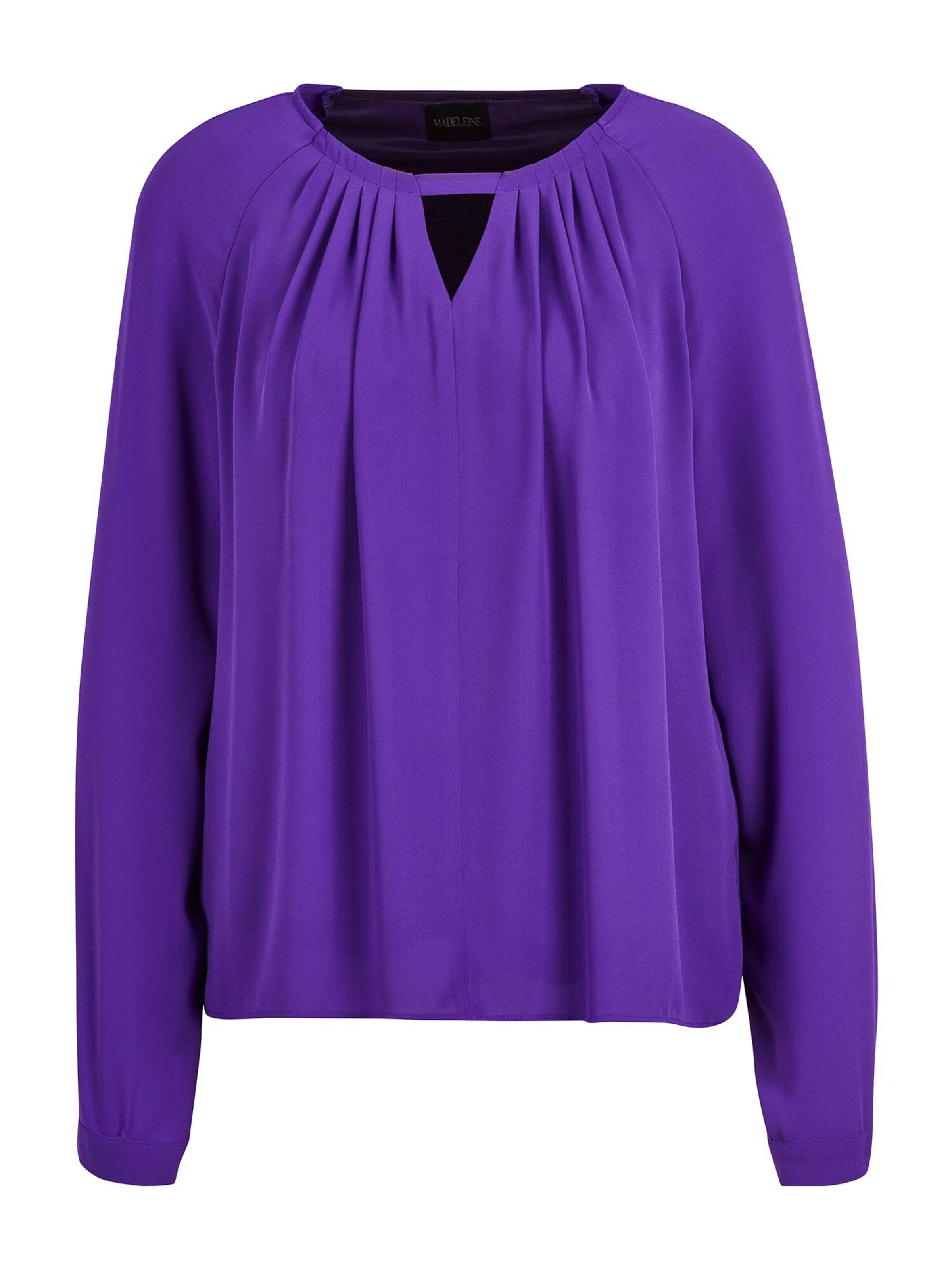 MADELEINE Bluse in Lila: Vorderseite